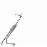 MagnaFlow CatBack 07-15 Nissan Titan V8 LGAS/LFLEX Single MF Polished Stainless Exhaust Magnaflow Catback  AXOPROS