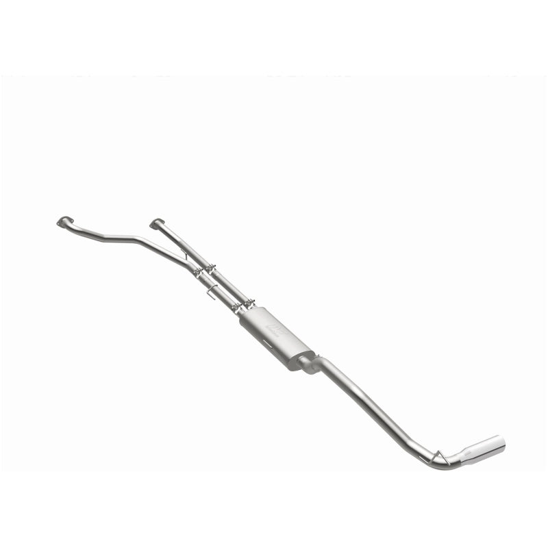 MagnaFlow CatBack 07-15 Nissan Titan V8 LGAS/LFLEX Single MF Polished Stainless Exhaust Magnaflow Catback  AXOPROS