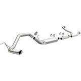MagnaFlow CatBack 07-15 Nissan Titan V8 LGAS/LFLEX Single MF Polished Stainless Exhaust Magnaflow Catback  AXOPROS