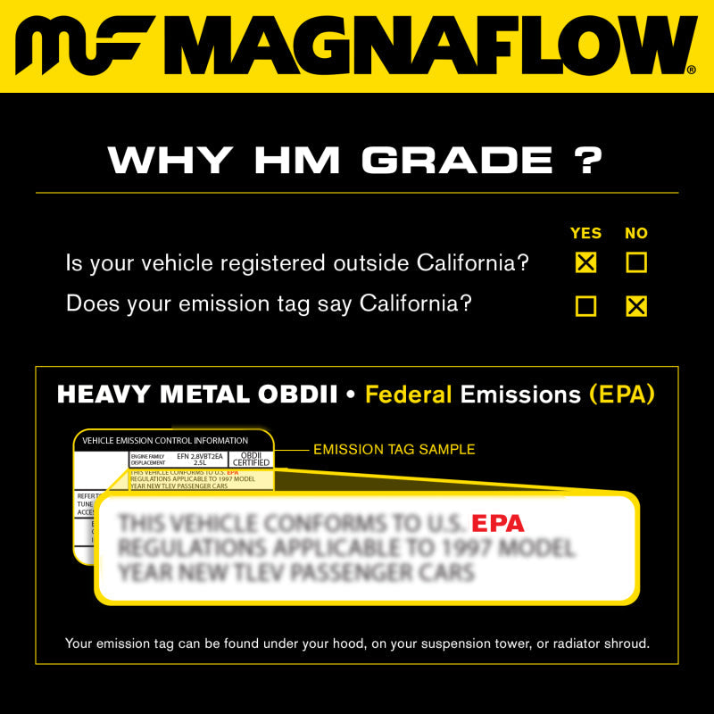 MagnaFlow Conv DF 95-97 4.5L Toy Land Cruiser Magnaflow Catalytic Converter Direct Fit  AXOPROS