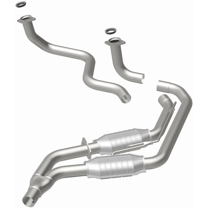 MagnaFlow Conv DF GM 89 92 (2.5in Tubing) Magnaflow Catalytic Converter Direct Fit  AXOPROS