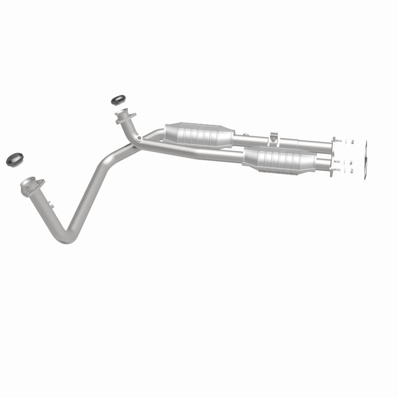 MagnaFlow Conv DF GM Truck/Suv Dual Outlet 96 Magnaflow Catalytic Converter Direct Fit  AXOPROS
