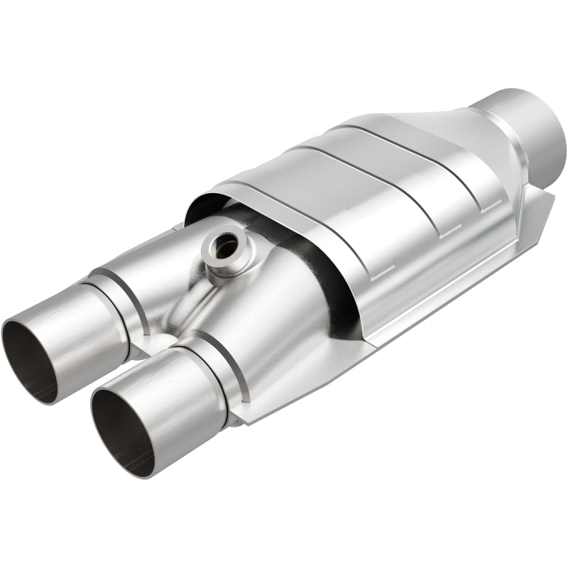 MagnaFlow Conv Univ 2/2.5 D/S Single O2 FED Magnaflow Catalytic Converter Universal  AXOPROS