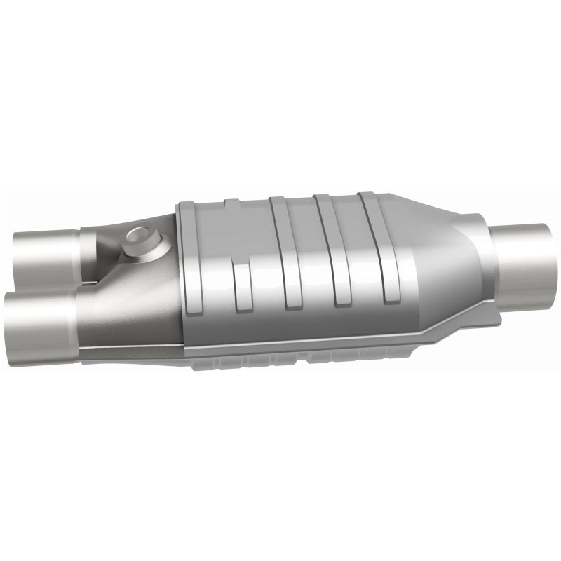 MagnaFlow Conv Univ 2/2.5 D/S Single O2 FED Magnaflow Catalytic Converter Universal  AXOPROS