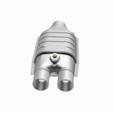 MagnaFlow Conv Univ 2/2.5 D/S Single O2 FED Magnaflow Catalytic Converter Universal  AXOPROS