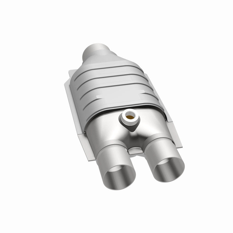 MagnaFlow Conv Univ 2/2.5 D/S Single O2 FED Magnaflow Catalytic Converter Universal  AXOPROS