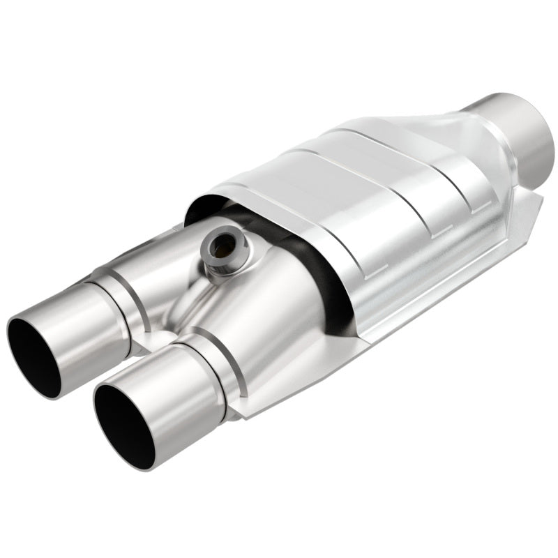 MagnaFlow Conv Univ 2/2.5 D/S Single O2 FED Magnaflow Catalytic Converter Universal  AXOPROS