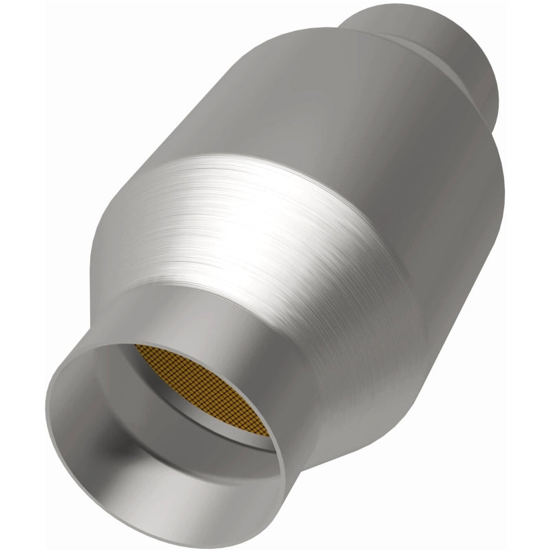 MagnaFlow Conv Univ 2.5in Inlet/Outlet Center/Center Round Magnaflow Catalytic Converter Universal  AXOPROS