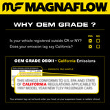 MagnaFlow Conv Universal 2.25 Angled Inlet OEM Magnaflow Catalytic Converter Universal  AXOPROS
