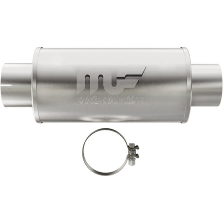 MagnaFlow Muffler Mag DSL SS 7x7x14 4in Inlet 4in Outlet Magnaflow Muffler  AXOPROS
