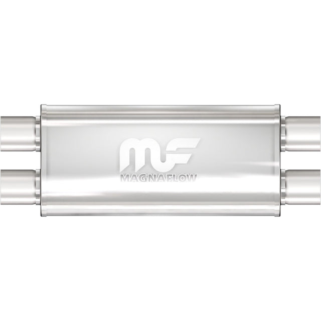 MagnaFlow Muffler Mag SS 18X5X8 2.5 D/D Magnaflow Muffler  AXOPROS