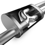 MagnaFlow Muffler Mag SS 18X5X8 2.5X2.25/2.25 Magnaflow Muffler  AXOPROS