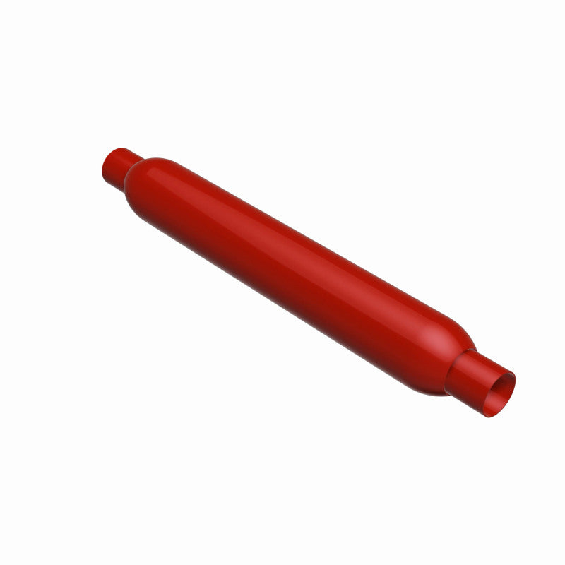 MagnaFlow Muffler Red Pack Series Glasspack 3.5in Rd 22in Body Length 2in/2in Inlet/Outlet Magnaflow Muffler  AXOPROS
