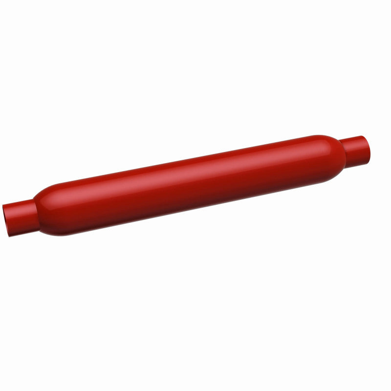 MagnaFlow Muffler Red Pack Series Glasspack 3.5in Rd 22in Body Length 2in/2in Inlet/Outlet Magnaflow Muffler  AXOPROS