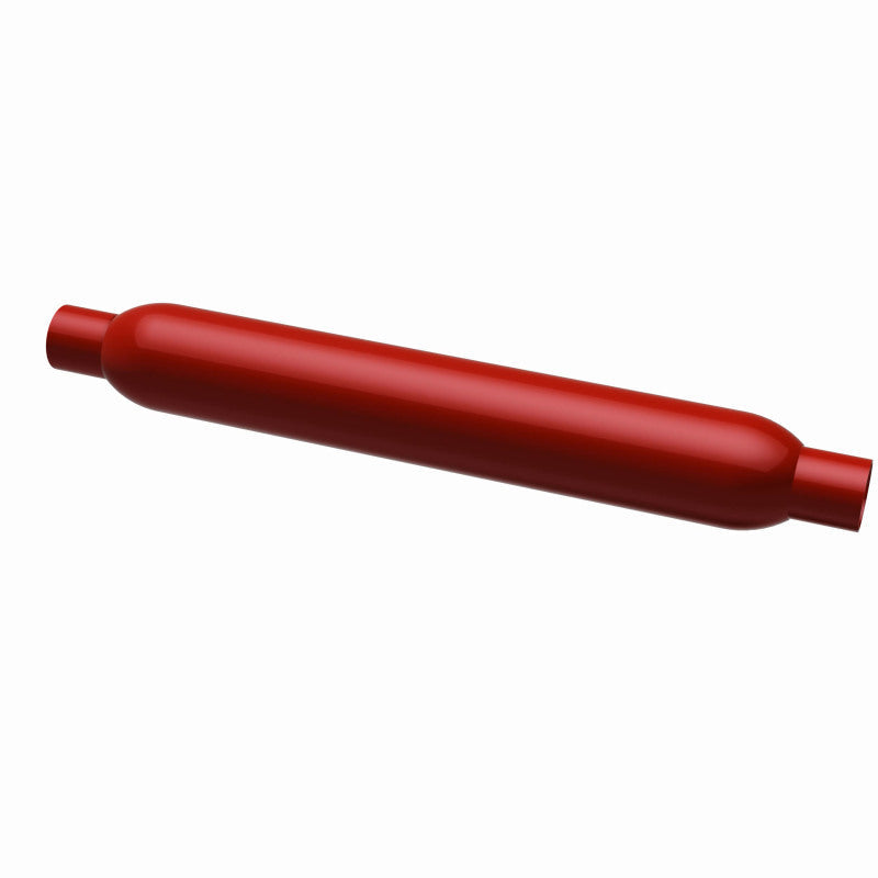MagnaFlow Muffler Red Pack Series Glasspack 3.5in Rd 22in Body Length 2in/2in Inlet/Outlet Magnaflow Muffler  AXOPROS