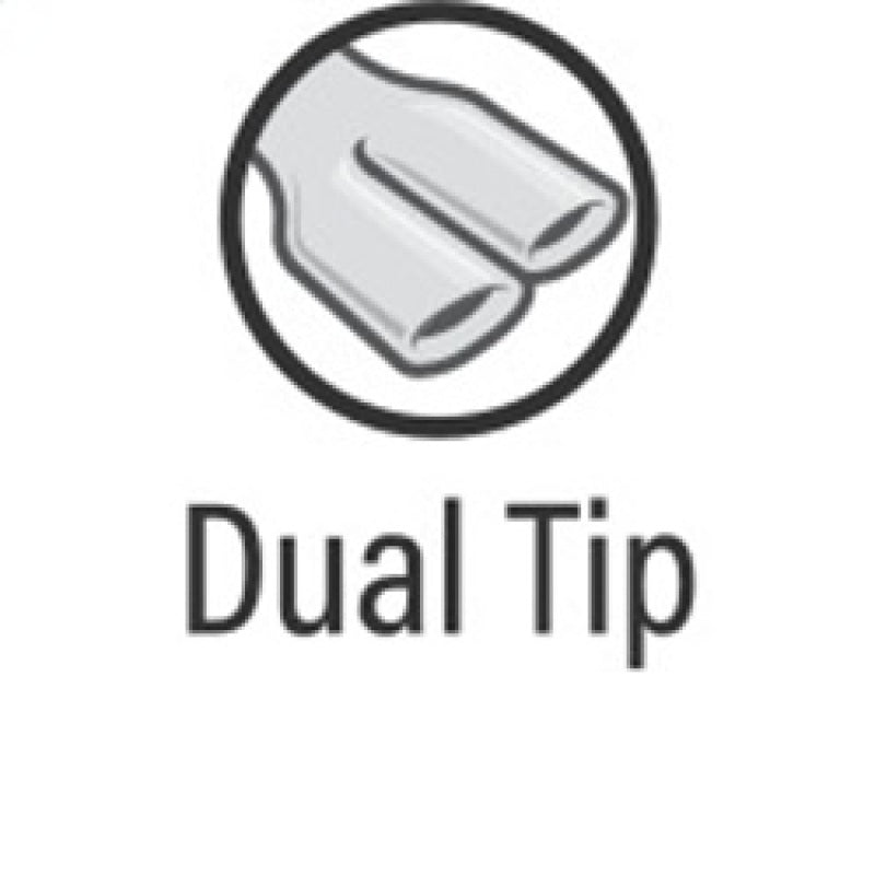 MagnaFlow Muffler W/Tip Mag SS 14X5X8 2.25/3 Magnaflow Muffler  AXOPROS