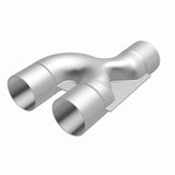 MagnaFlow Smooth Trans Y 2.50inch SS 90 deg. Magnaflow Y Pipes  AXOPROS