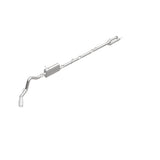 MagnaFlow Sys C/B 11-15 Ford Super Duty F250 6.2L EC CC, SS 3.5in Single Rear Pass Side Ext 5in Tip Magnaflow Catback  AXOPROS