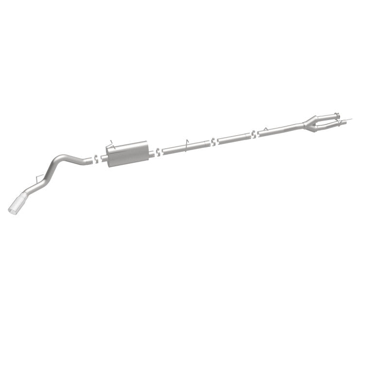 MagnaFlow Sys C/B 11-15 Ford Super Duty F250 6.2L EC CC, SS 3.5in Single Rear Pass Side Ext 5in Tip Magnaflow Catback  AXOPROS