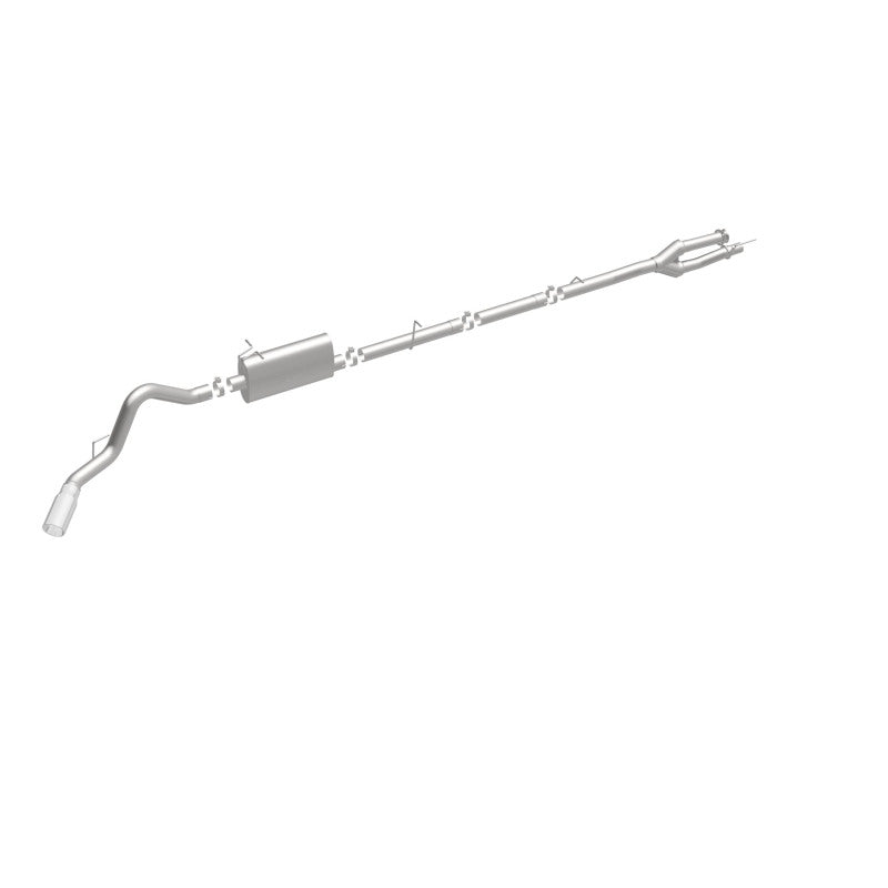 MagnaFlow Sys C/B 11-15 Ford Super Duty F250 6.2L EC CC, SS 3.5in Single Rear Pass Side Ext 5in Tip Magnaflow Catback  AXOPROS