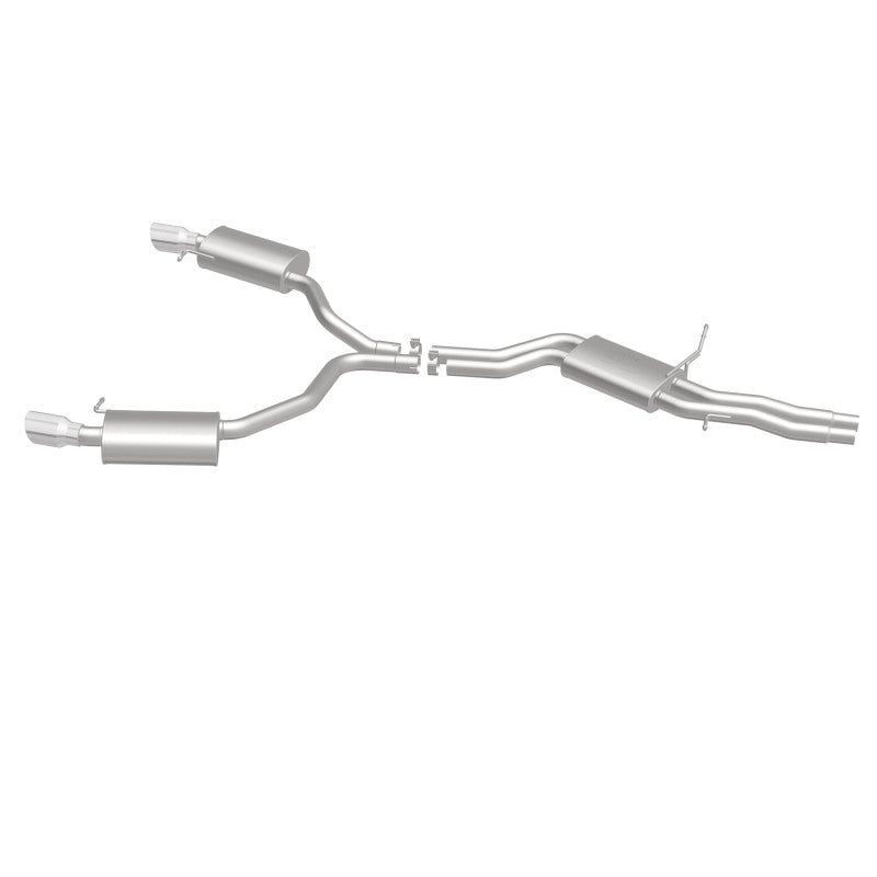 MagnaFlow Sys C/B 12-15 Audi A6 / A7 3.0L V6 SS 2.5in Dual Split Rear Ext 4in Tips Magnaflow Catback  AXOPROS