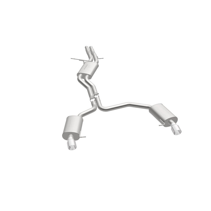 MagnaFlow Sys C/B 12-15 Audi A6 / A7 3.0L V6 SS 2.5in Dual Split Rear Ext 4in Tips Magnaflow Catback  AXOPROS