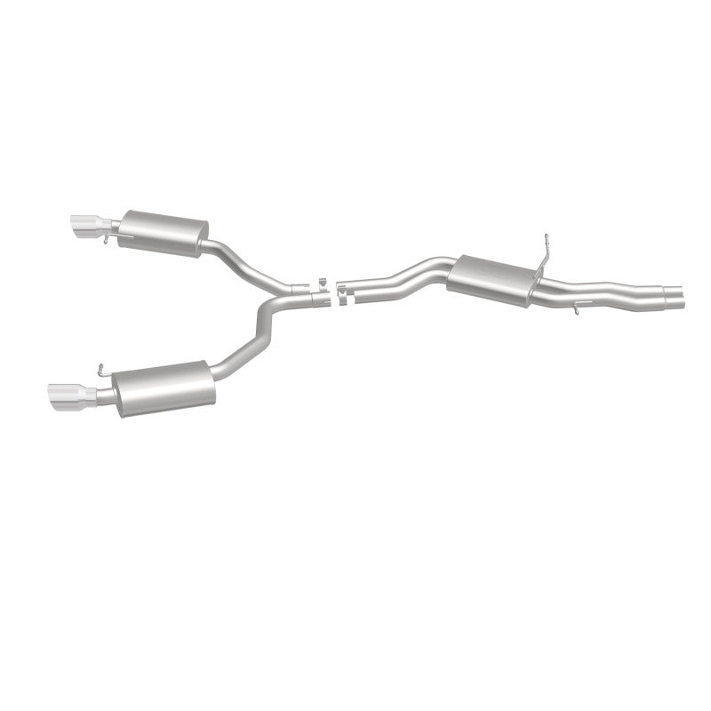MagnaFlow Sys C/B 12-15 Audi A6 / A7 3.0L V6 SS 2.5in Dual Split Rear Ext 4in Tips Magnaflow Catback  AXOPROS