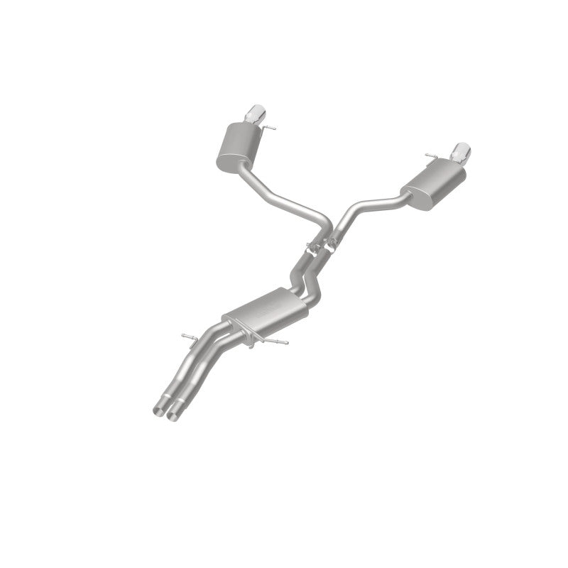 MagnaFlow Sys C/B 12-15 Audi A6 / A7 3.0L V6 SS 2.5in Dual Split Rear Ext 4in Tips Magnaflow Catback  AXOPROS