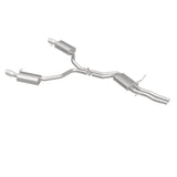 MagnaFlow Sys C/B 12-15 Audi A6 / A7 3.0L V6 SS 2.5in Dual Split Rear Ext 4in Tips Magnaflow Catback  AXOPROS