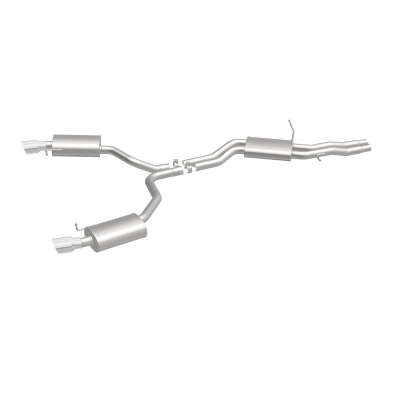 MagnaFlow Sys C/B 12-15 Audi A6 / A7 3.0L V6 SS 2.5in Dual Split Rear Ext 4in Tips Magnaflow Catback  AXOPROS