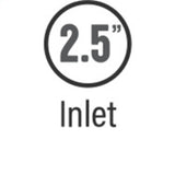 MagnaFlow Tip Stainless Double Wall Round Single Outlet Polished 4.5in DIA 2.5in Inlet 5.75in Length Magnaflow Tips  AXOPROS