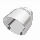 MagnaFlow Tip Stainless Double Wall Round Single Outlet Polished 4.5in DIA 2.5in Inlet 5.75in Length Magnaflow Tips  AXOPROS
