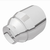MagnaFlow Tip Stainless Double Wall Round Single Outlet Polished 4.5in DIA 2.5in Inlet 5.75in Length Magnaflow Tips  AXOPROS