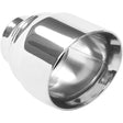 MagnaFlow Tip Stainless Double Wall Round Single Outlet Polished 4.5in DIA 2.5in Inlet 5.75in Length Magnaflow Tips  AXOPROS
