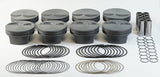 Mahle MS Piston Set GM LS 428ci 4.130in Bore 4in Stk 6.067in Rod .927 Pin -3cc 12.2 CR Set of 8 Mahle Piston Sets - Forged - 8cyl  AXOPROS