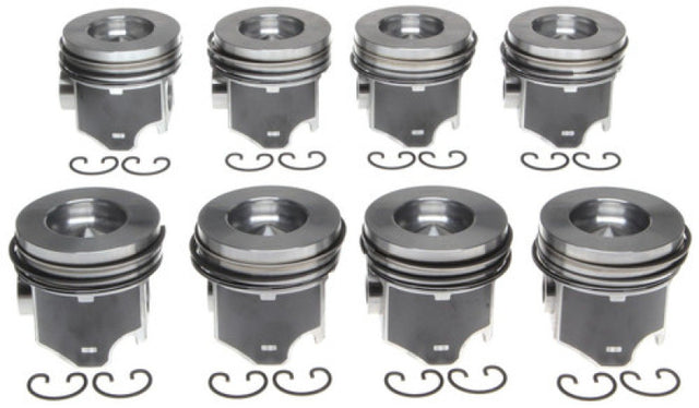 Mahle OE Navistar MaxxForce 7 6.4L Diesel .75MM Piston Set (Set of 8) - AXOPROS