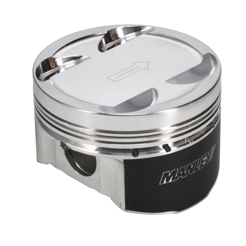 Manley 03-06 Evo 8/9 (7 Bolt 4G63T) 85mm STD Bore 8.5:1 Dish Pistons w/ Rings Manley Performance Piston Sets - Forged - 4cyl  AXOPROS