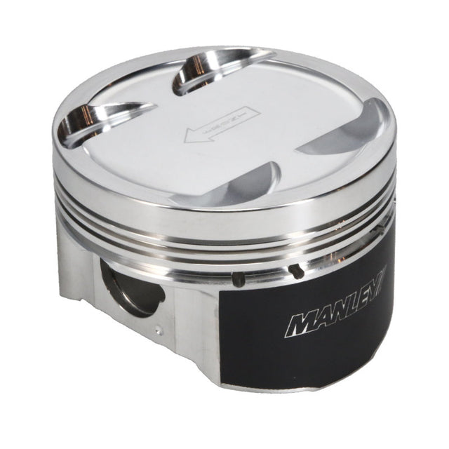 Manley 03-06 Evo 8/9 (7 Bolt 4G63T) 85mm STD Bore 8.5:1 Dish Pistons w/ Rings Manley Performance Piston Sets - Forged - 4cyl  AXOPROS