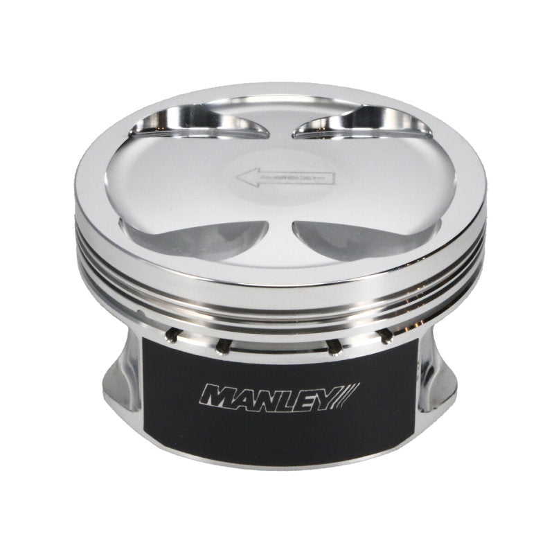Manley 04+ Subaru WRX STi (EJ257) STD Stroke 99.75mm +.25mm Bore 9.8:1 Dish Piston Set with Rings Manley Performance Piston Sets - Forged - 4cyl  AXOPROS