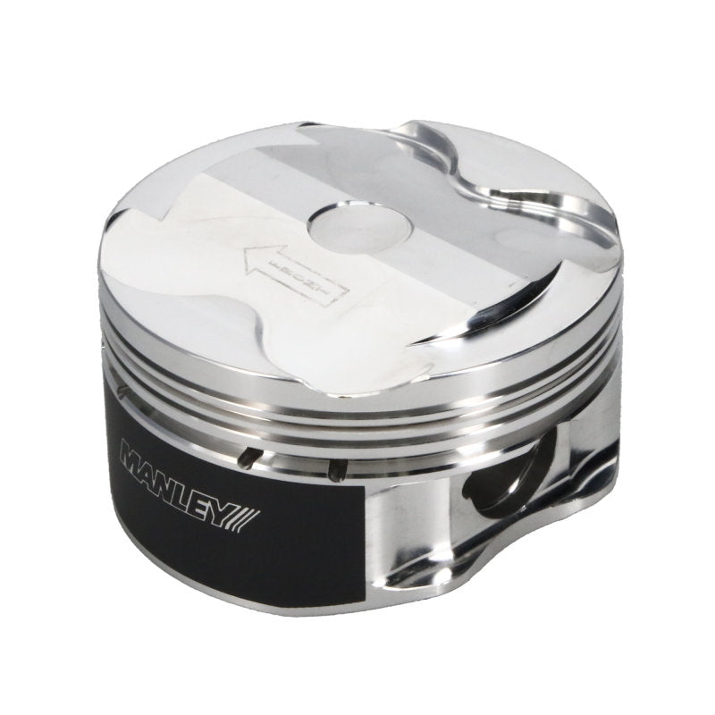 Manley 2018+ Ford Coyote 5.0L DOHC +1cc Dish 3.662in Bore 11:1 CR Platinum Extreme Duty Piston Set Manley Performance Piston Sets - Forged - 8cyl  AXOPROS