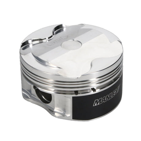 Manley 2018+ Ford Coyote 5.0L DOHC +1cc Dish 3.662in Bore 11:1 CR Platinum Extreme Duty Piston Set Manley Performance Piston Sets - Forged - 8cyl  AXOPROS