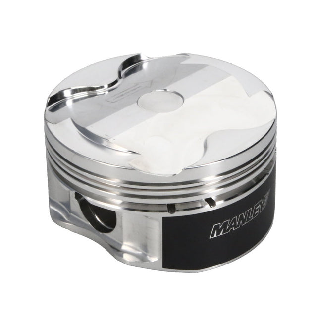 Manley 2018+ Ford Coyote 5.0L DOHC +1cc Dish 3.662in Bore 11:1 CR Platinum Extreme Duty Piston Set Manley Performance Piston Sets - Forged - 8cyl  AXOPROS