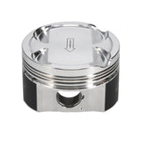 Manley 93-98 Toyota Supra Turbo (2JZGTE) 86.5mm +.5mm Oversized Bore 8.5:1 Dish Piston Set with Ring Manley Performance Piston Sets - Forged - 6cyl  AXOPROS