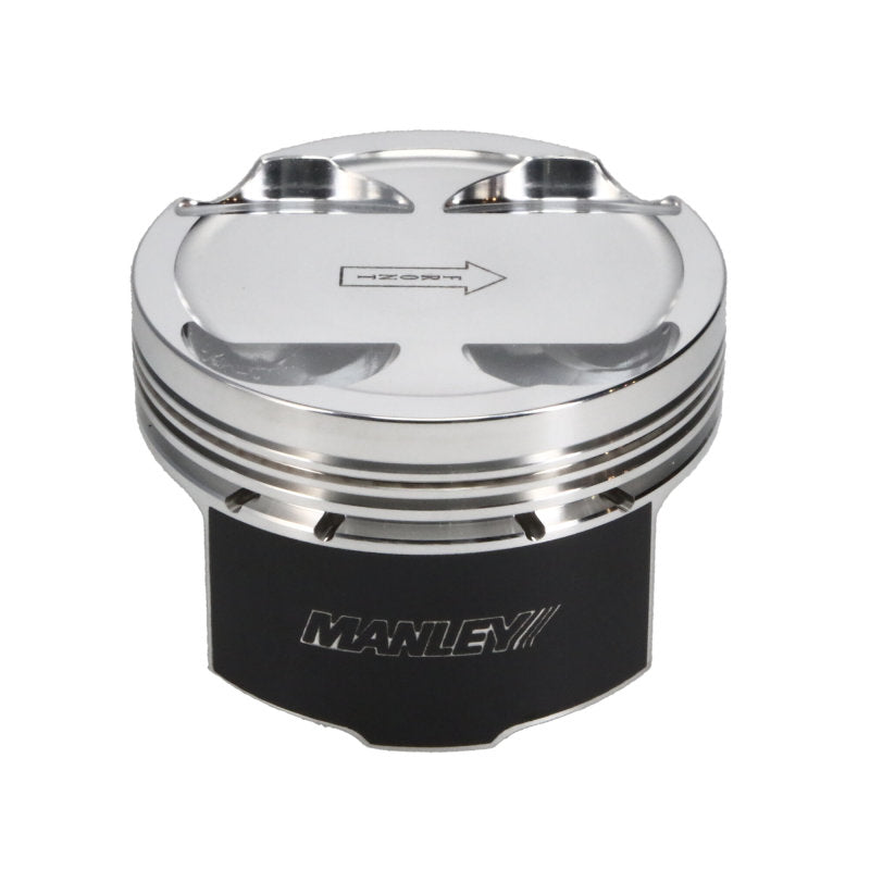 Manley 93-98 Toyota Supra Turbo (2JZGTE) 86.5mm +.5mm Oversized Bore 8.5:1 Dish Piston Set with Ring Manley Performance Piston Sets - Forged - 6cyl  AXOPROS