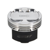 Manley 93-98 Toyota Supra Turbo (2JZGTE) 86.5mm +.5mm Oversized Bore 8.5:1 Dish Piston Set with Ring Manley Performance Piston Sets - Forged - 6cyl  AXOPROS