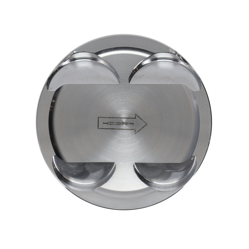 Manley 93-98 Toyota Supra Turbo (2JZGTE) 86.5mm +.5mm Oversized Bore 8.5:1 Dish Piston Set with Ring Manley Performance Piston Sets - Forged - 6cyl  AXOPROS