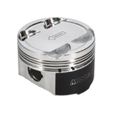 Manley 93-98 Toyota Supra Turbo (2JZGTE) 86.5mm +.5mm Oversized Bore 8.5:1 Dish Piston Set with Ring Manley Performance Piston Sets - Forged - 6cyl  AXOPROS