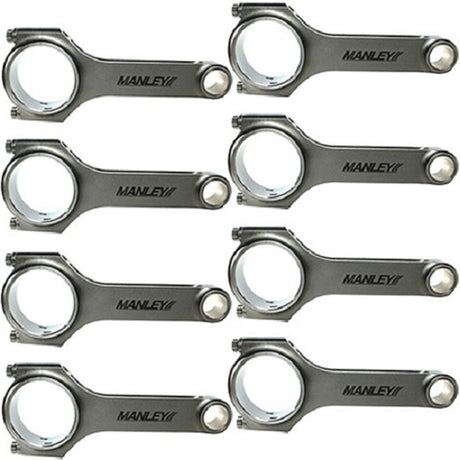 Manley Chrysler 5.7L/6.1L/6.4L Hemi ARP 2000 6.2in w/ 24mm Pin H Beam Connecting Rod - Set of 8 Manley Performance Connecting Rods - 8Cyl  AXOPROS
