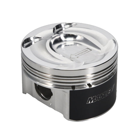 Manley Ford 2.0L EcoBoost 88mm +.5mm Size Bore 9.3:1 Dish Extreme Duty Piston Set Manley Performance Piston Sets - Forged - 4cyl  AXOPROS