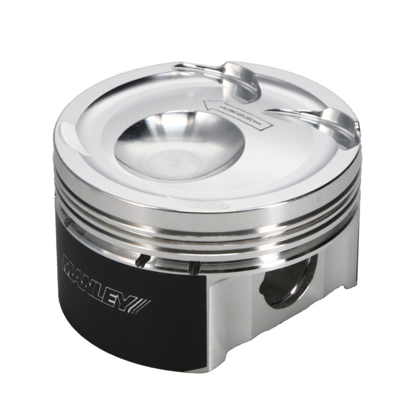 Manley Ford 2.3L EcoBoost 87.5mm STD Size Bore 9.5:1 Dish Piston Set Manley Performance Piston Sets - Forged - 4cyl  AXOPROS